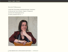 Tablet Screenshot of claudiaheib.de